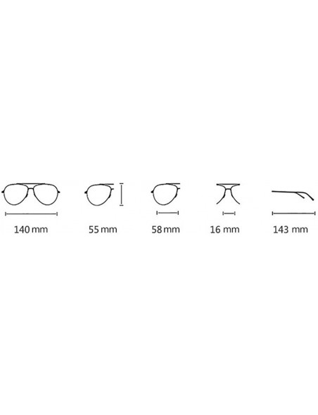 Round Retro Built-in Metal Feet Sunglasses Round Men Women Fashion Pilot Shades Glasses UV400 - Leopard - CF194QTGLNA $9.81