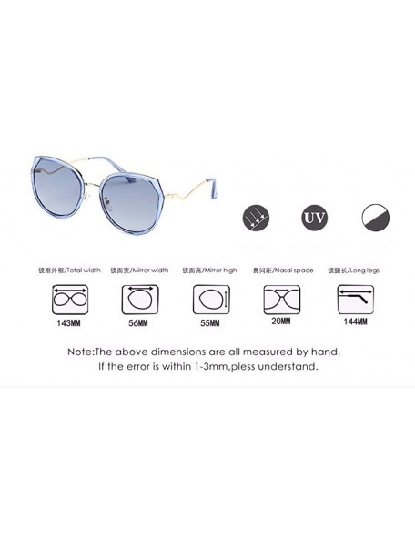 Aviator Polarized Sunglasses Lady Polarized Sunglasses Lady - D - C818QQG0D8K $41.17