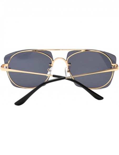 Oversized Children Polarized Sunglasses Protection Glasses - Transparent Silver - C918TQXIKUS $19.66