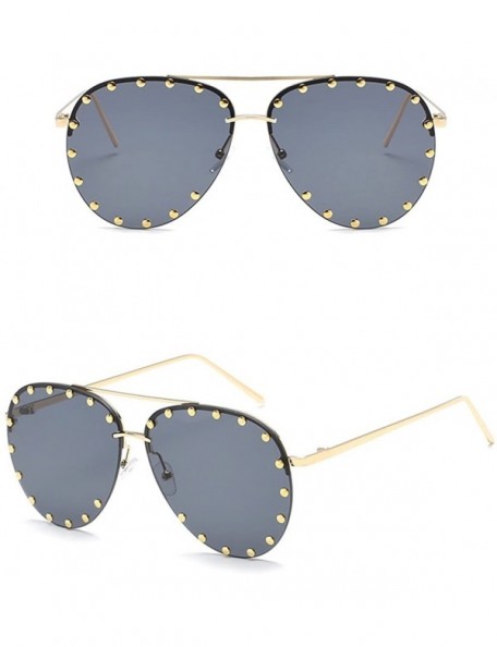 Sport Oversized Sunglasses for Men Women UV Protection for Driving Traveling - Brown - CL18DLZN995 $18.09