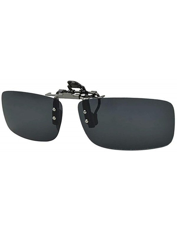 Rimless Clip On- Flip Up- Adjustable Spring Clip on- Driving Lens - CJ18WXO8HT6 $11.89