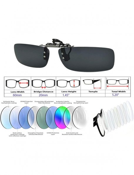 Rimless Clip On- Flip Up- Adjustable Spring Clip on- Driving Lens - CJ18WXO8HT6 $11.89