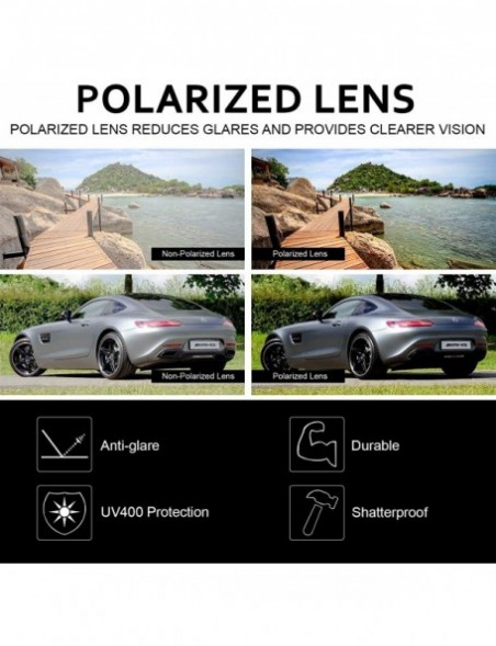 Aviator Polarized - Women Cat Eye Metal Bridge Oversized Design Sunglasses - UV Protection - CT18E747C9W $19.71