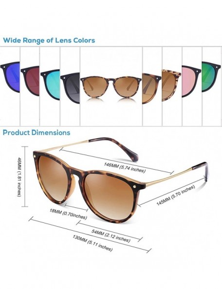 Oversized Vintage Polarized Sunglasses for Women UV400 Protection Driving Fishing Hiking Outdoors Glasses CA5100 - C218E8G483...