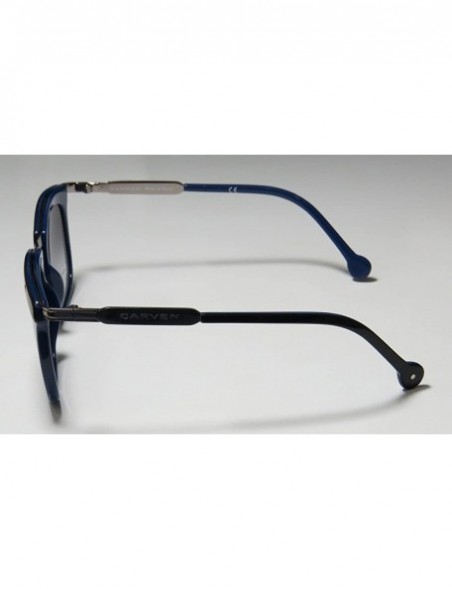 Square Marcele Mens/Womens Square Full-rim Gradient Lenses Sunglasses/Eyewear - Blue / Black / Gunmetal - CM121FZ7NHD $49.53