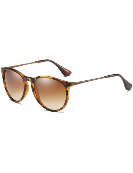 Round Retro Luxury Classic Round Polarized Sunglasses Men Brand Designer Lenses Sun Glasses Women Vintage Eyewear - 5 - C2198...