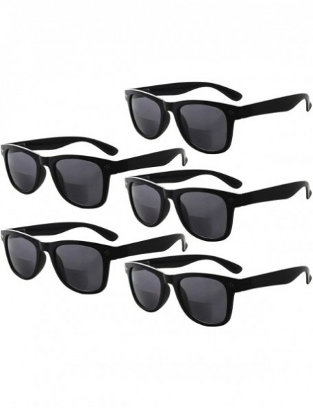 Round Classic Bifocal Sunglasses for Women 5 Pack - Sgs027 Black-5pc - C218WLKGYG7 $20.38