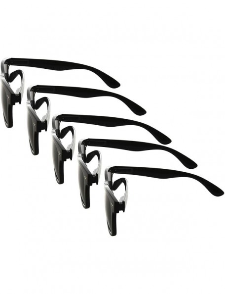 Round Classic Bifocal Sunglasses for Women 5 Pack - Sgs027 Black-5pc - C218WLKGYG7 $20.38