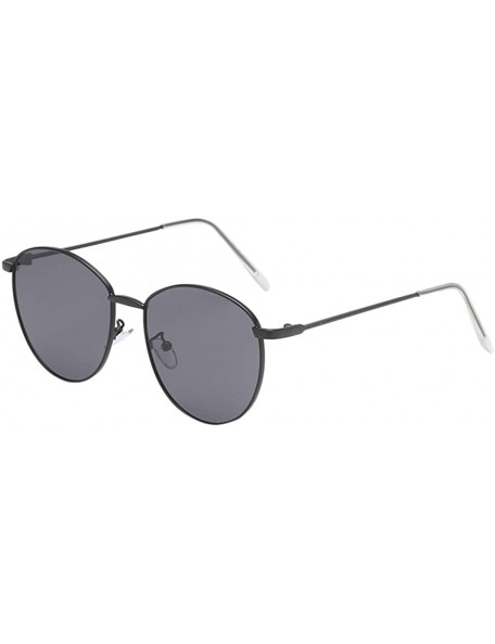 Wrap Simple Sunglasses Classic Sunglasses Metal Sunglasses Man Women Sunglasses - E - CH18TM4SO4Z $7.18