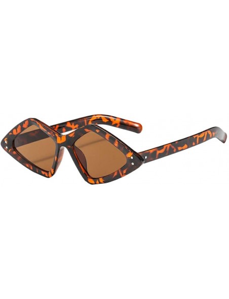 Rectangular Ultra Lightweight Rectangular Polarized Sunglasses 100% UV Protection - Gold - CZ18UISZ964 $11.71