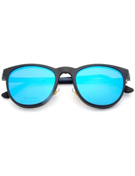 Goggle Sunglasses Polarized Anti glare Reversible Prescription - Blue - CG18LXSUHWG $36.89