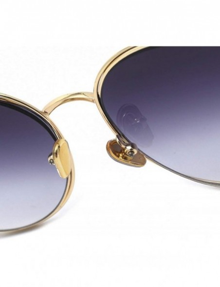 Aviator Sunglasses through the cat eyes new sunglasses- fashion trend retro glasses - B - CE18S6QNYQ2 $45.76