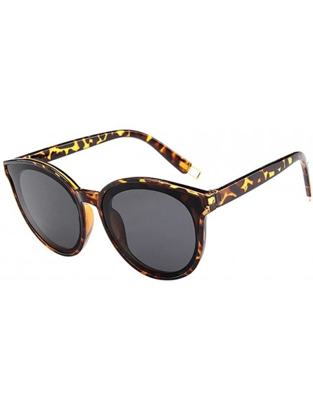 Oversized Polarized Womens Sunglasses UV Protection Oversized Cateyes Sunglasses - H - C7190HXS6HY $7.80