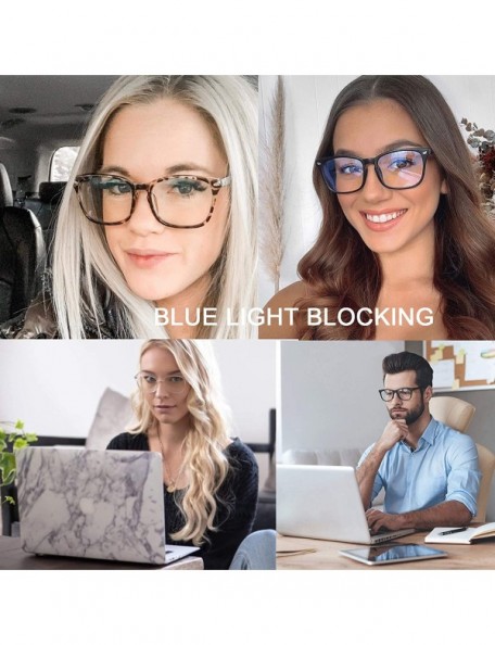 Aviator Various Blue Light Blocking Glasses Square Nerd Eyeglasses Frame Anti Blue Ray Computer Game Glasses - C1196IHZ2AC $1...