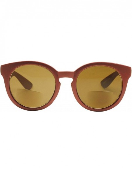 Sport Womens Small Oval Casual Bi-Focal Sun Readers Sunglasses Rx Power +150 - +300 - Burgundy (Style 2) - CO12NUZ78JH $11.63