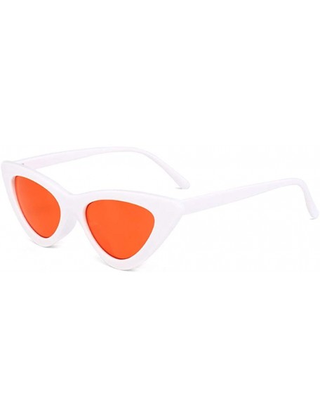 Oval Cat Eye Sunglasses Women Small Size Frame Eyewear Sun Glasses UV400 - C21900ZXXDO $20.13