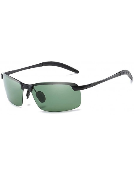 Sport Polarized Sunglasses for Men Driving Outdoor Sports Designer Brand Sun Glasses 100% UV400 Protection - Green - C518QEHR...