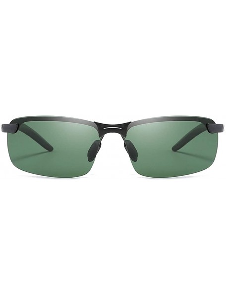 Sport Polarized Sunglasses for Men Driving Outdoor Sports Designer Brand Sun Glasses 100% UV400 Protection - Green - C518QEHR...