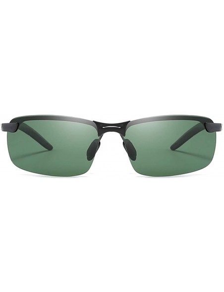 Sport Polarized Sunglasses for Men Driving Outdoor Sports Designer Brand Sun Glasses 100% UV400 Protection - Green - C518QEHR...