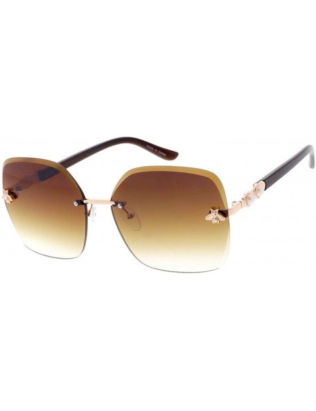 Butterfly Butterfly Frame Classics 70s Retro Fashion Sunglasses - Gold - CH18USAYZRT $11.84