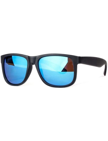 Square Vintage Sunglasses Men Fashion Formal Square Black Frame Polarized Sun 05 - 3 - C218YZWUWKZ $16.13