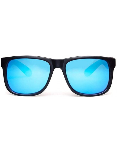 Square Vintage Sunglasses Men Fashion Formal Square Black Frame Polarized Sun 05 - 3 - C218YZWUWKZ $16.13