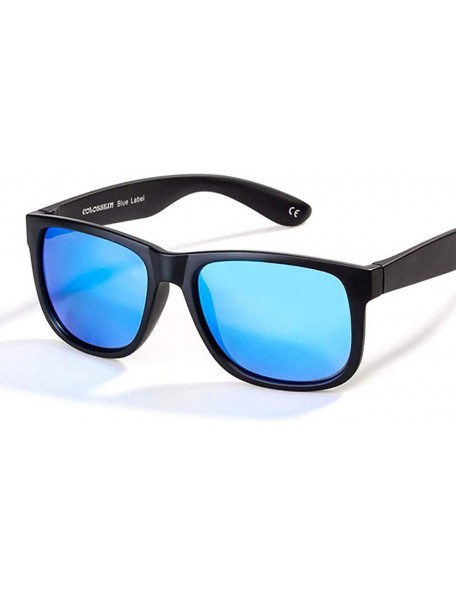 Square Vintage Sunglasses Men Fashion Formal Square Black Frame Polarized Sun 05 - 3 - C218YZWUWKZ $16.13