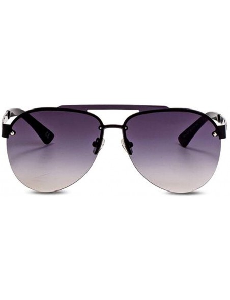 Aviator Fashion 2019 sunglasses- ladies fashion frame double beam sunglasses sunglasses - B - CX18SEHE8M2 $44.38