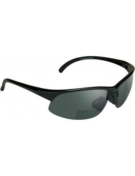 Wrap Bifocal Sunglasses Sports Outdoor Unisex - Black - CQ18045SA3Q $12.73