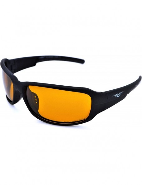 Sport Polarized Mens & Womens Sport Night Driving Sunglasses Cycling Running - Black - CE12KNYKW9X $27.84