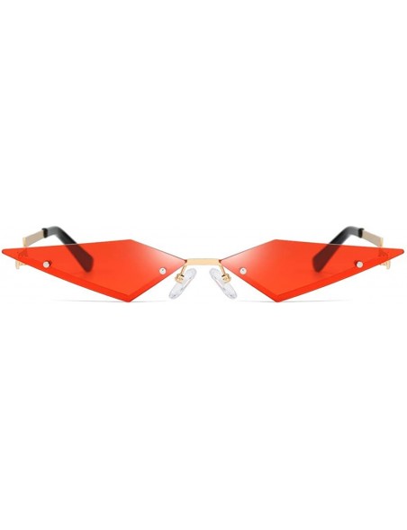 Goggle Sunglasses Polarizer Cat Eye Sunglasses Myopia Glasses Anti-UV Irregular - Red - C6196D08X9O $9.87