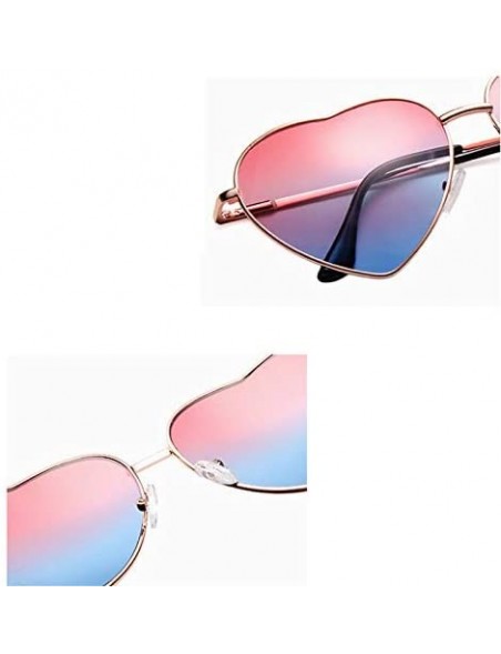 Oval Vintage Love Sunglasses Goggles for Women Men Retro Sun Glasses UV Protection - Style8 - CR18RNCRT82 $5.59