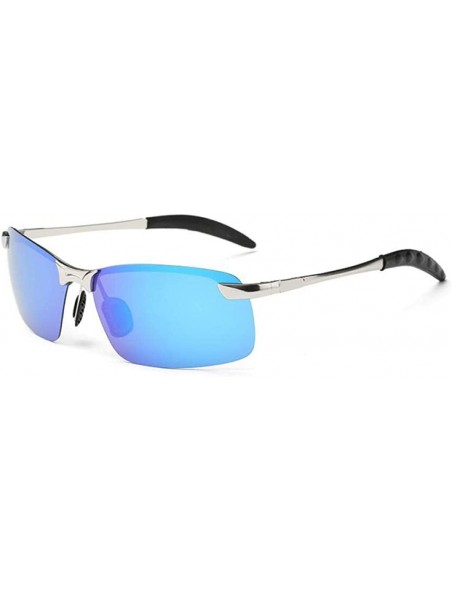 Aviator Sun Glasses Classic Retro Metal Frameless Men's Polarized UV400 Drive 8 - 2 - C218YLYI5XX $9.86