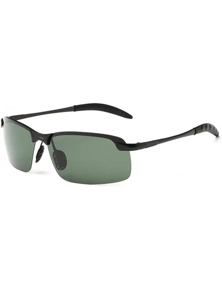 Aviator Sun Glasses Classic Retro Metal Frameless Men's Polarized UV400 Drive 8 - 2 - C218YLYI5XX $9.86