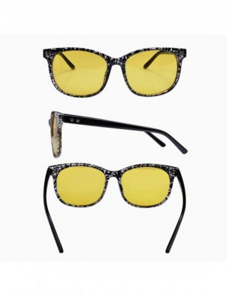 Square Night Vision Driving Glasses Polarized Anti-glare Clear Sun Glasses Men & Women Fashion - The Water Ink - CQ18DN4R7GL ...