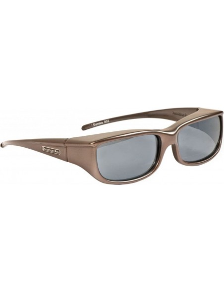 Square Jonathan Paul Euroka Small Polarized Over Sunglasses - Gun-metal - C311L452MSP $40.63