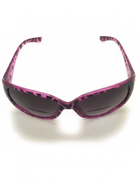 Rectangular Sun Readers Classic Jackie O Bifocal Sunglasses for Women - Purple - CN18E7EC7HA $10.50