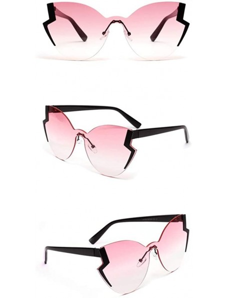 Oval Sunglasses Goggles Polarized Glasses Polaroid Eyewear - Pink - C918QRHZQAN $8.58