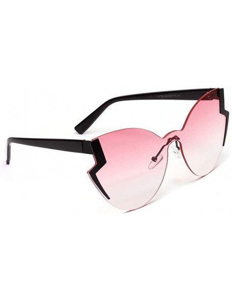 Oval Sunglasses Goggles Polarized Glasses Polaroid Eyewear - Pink - C918QRHZQAN $8.58