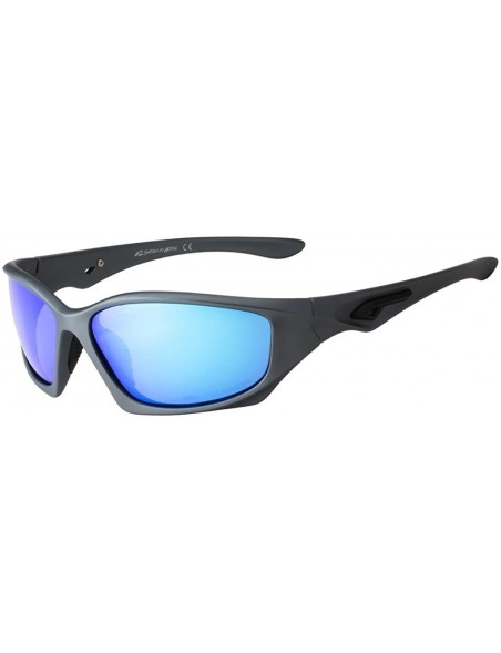 Wrap HZ Pro Premium Polarized Sunglasses - Matte Gun Metal Grey - C512O0YJE20 $15.11