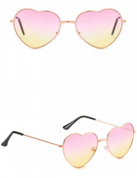 Oversized Sunglasses for Women Heart Sunglasses Vintage Sunglasses Retro Oversized Glasses Eyewear - A - CL18QOD75DZ $9.21