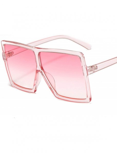 Rimless 2020 Square Sunglasses Women Fashion Oversized Lady Glasses Men UV400 Driving Sun Shade Foe Eyewear-C5 PINK - CQ198A3...