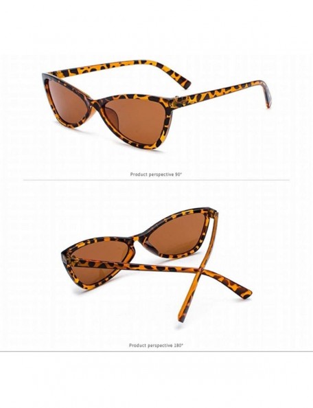 Sport Small Box Sunglasses Fashion Travel Street Shoot Sunglasses Candy Color Lens Sunglasses Female Tide - CQ18T4MALOT $18.33