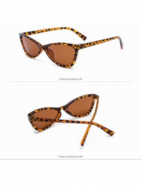 Sport Small Box Sunglasses Fashion Travel Street Shoot Sunglasses Candy Color Lens Sunglasses Female Tide - CQ18T4MALOT $18.33