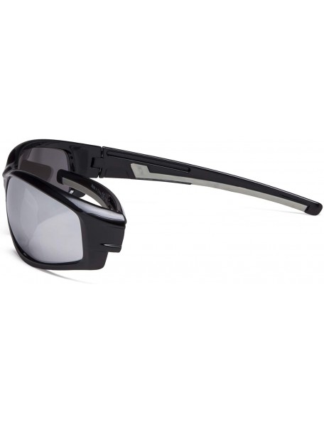 Sport Bifocal Sports Sunglasses TR90 Frame Outdoor Reading Sunglasses - Silver-mirror - CZ18NK205Y2 $9.18