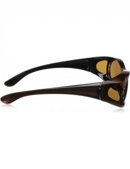 Sport Sunglasses Kristal 212OE Women's Polarized Wrap Sungalsees - Brown - CH11HHHV6GN $16.87