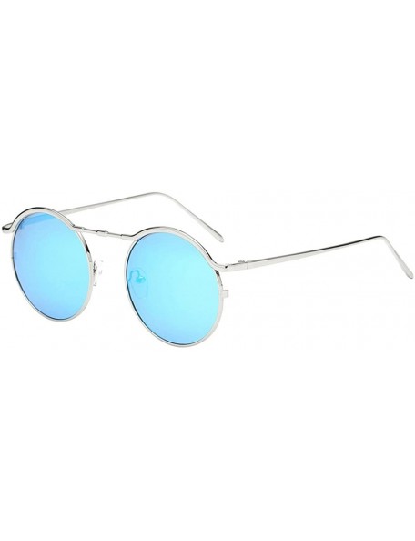 Rimless Sunglasses Vintage Oversized Glasses Eyewear - E - CN18QU8TKI8 $8.78