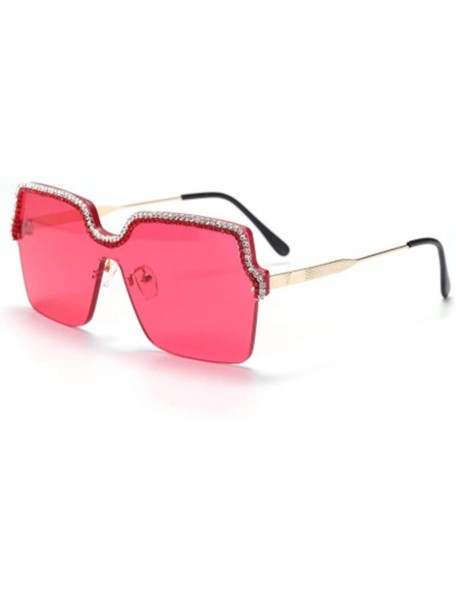 Sport Fashion Frameless Handmade Chain Sunglasses Ocean Piece Metal Frame Glasses - 4 - CE190QWMMLE $61.33