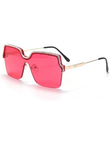 Sport Fashion Frameless Handmade Chain Sunglasses Ocean Piece Metal Frame Glasses - 4 - CE190QWMMLE $29.40