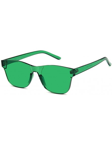 Oval Unisex Sunglasses Retro Red Drive Holiday Oval Non-Polarized UV400 - Green - C318RLYE6N3 $10.66